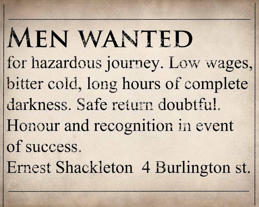 By 1914 he had been made Sir Ernest Shackleton.