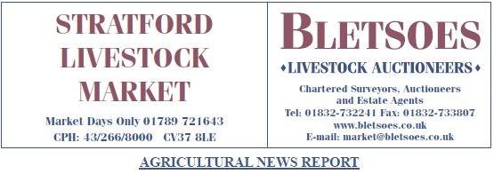 MARKET REPORT FOR TUESDAY 17TH MAY Show day today and an excellent turnout, with over 100 entries forward.