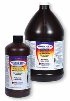 antibacterial antibacterial ANADA #200-289, Approved by FDA. Neosol Oral (Neomycin Oral Solution) AVAILABLE IN 2 SIZES: 1 Pint (473 ml) and 1 Gallon (3.785 L) FOR ORAL USE ONLY.