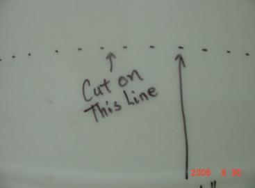 It should intersect the other lines you drew.