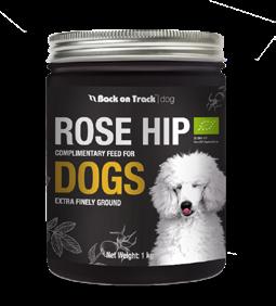 Rose Hip Powder Back on Track Rose Hip powder contains a large dose of vitamins, minerals