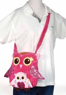 5 Girly Pink Bean Bag Owl A7099 8.