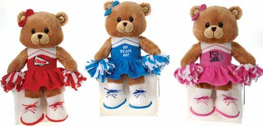 1 A0050 Cuddle Cheerleader Bears -