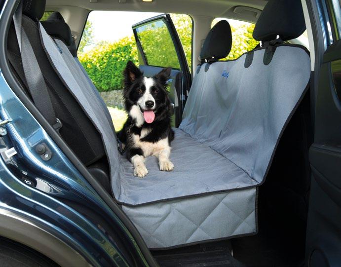 CAR BENCH HAMMOCK FOR PETS This Car Bench Hammock from Henry Wag protects the interior of your car from pet hair, dirt dust, and spillages and is the perfect accessory when travelling with your dog