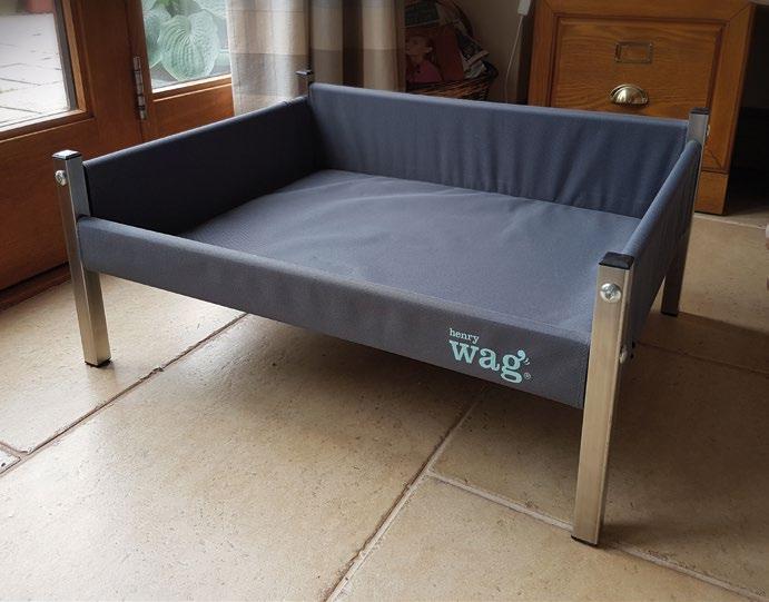 ELEVATED DOG BED A comfortable bed is essential when striving for excellence in pet care and the Henry Wag Elevated Bed is hard to beat.