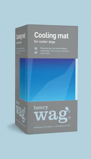 COOL PET S COOLING MAT Keep your dog or pet cool in warm and hot weather with the Henry Wag Pet Cool Mat.