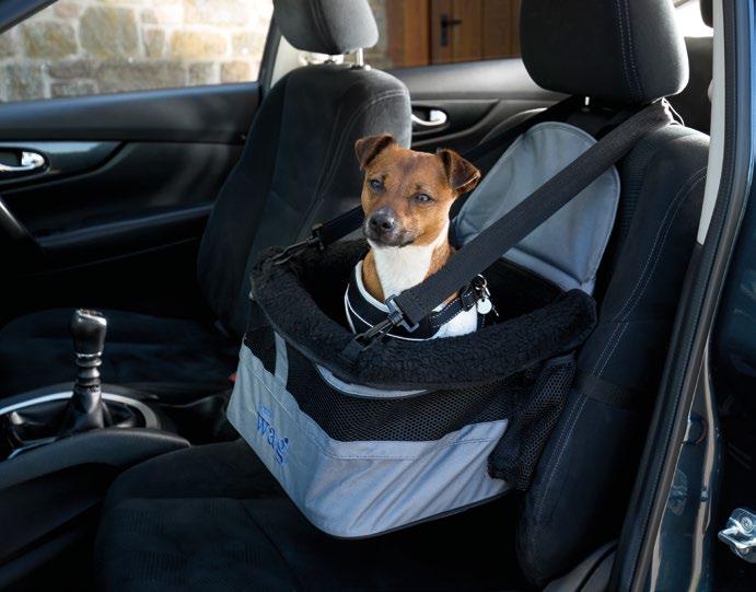 CAR BOOSTER SEAT FOR PETS The Henry Wag Pet Car Booster Seat offers the perfect solution for those travelling with anxious dogs or for owners who like to be able to see their pets when in the car.