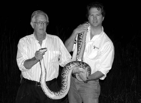 Bull. Chicago Herp. Soc. 44(3):45, 2009 The Everglades Python: More Fun Than Disney World Donald G.