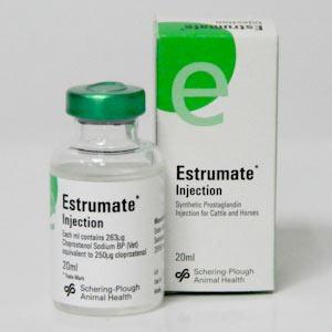 Estrumate synthetic prostaglandin analogue Equivalent to 250 µg