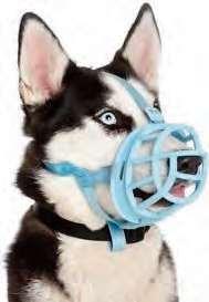 Safety Tools: Basket Muzzles For aggressive or dogs with a history of inappropriate behavior with other dogs Better to use a muzzle whenever you are in doubt about a dog s behavior Watch for signs of