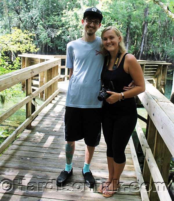 Taylor Sakal (left) and Kayla Mullen enjoy Manatee Springs State Park. The couple mentioned that they plan to marry each other in the future. He checked safety equipment on several boats.