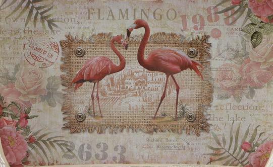 1A0915 Flamingo Pot
