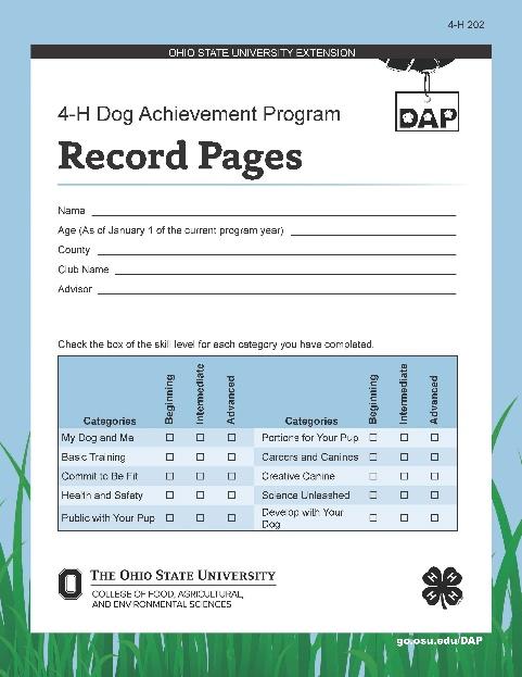 202 Dog Achievement Program Non-competitive!