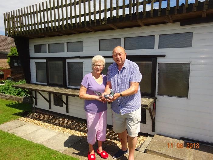 Mr & Mrs Terry and Jan Anderson of Poole are 7 th Open.