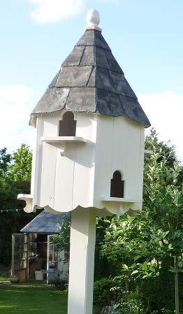 Specially designed nest boxes All our Dovecotes have 6 nest boxes which will comfortably house 6 nesting pairs.