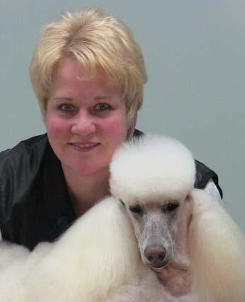 She raises & shows Smooth Fox Terriers. Lisa was the runner up on Groomer Has it 2. Dawn Omboy Queen of Color Dawn Omboy is an International speaker and judge at grooming competitions.