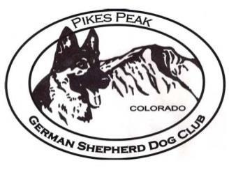 Saturday, Events # 2018176803, 2018176804, 2018176805 (Licensed by the American Kennel Club) Pikes Peak German Shepherd Dog Club Sunday, Event # 2018419404, 2018419405 (Licensed by the American