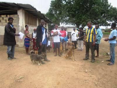 LAWCS` Basic Animal Healthcare Program LAWCS has been providing free animal health care in Voinjama District,