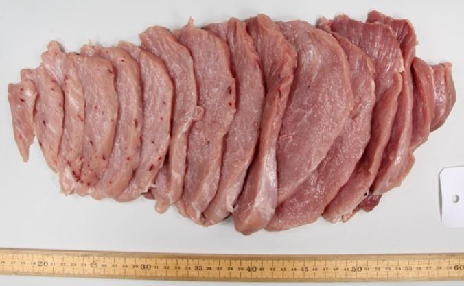 Muscular haemorrhages in pork A