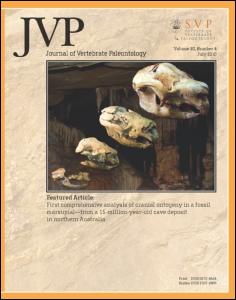 This article was downloaded by: [Society of Vertebrate Paleontology] On: 20 August 2010 Access details: Access Details: [subscription number 918836320] Publisher Taylor & Francis Informa Ltd