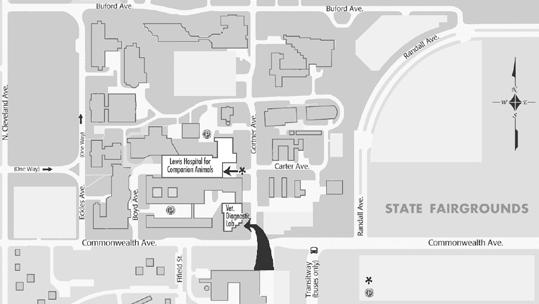 X. MAP Figure 2. University of Minnesota Veterinary Diagnostic Laboratory and Veterinary Medical Center, St. Paul Campus of the University of Minnesota Directions to St. Paul Campus (http://www.vdl.