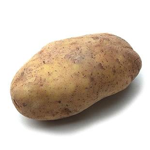 What colour is this potatoo? A.