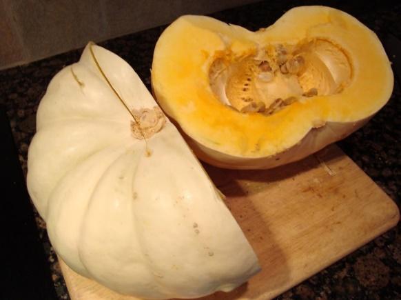 (2014, 1) DIHYBRID INHERITANCE In pumpkins or squash (Cucurbita pepo), white skin colour (W) is dominant to yellow skin colour (w) and disk-shape (D) is dominant to sphere-shape (d).