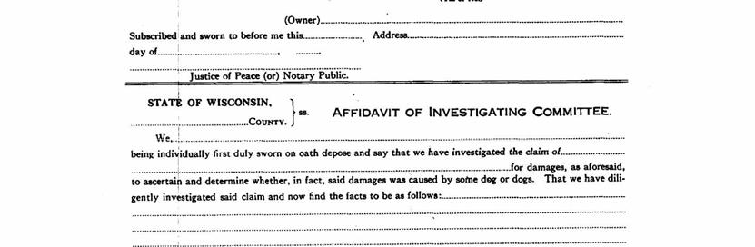 .Click here for printable version Front of Form / Back of Form Report of Delinquent Dog