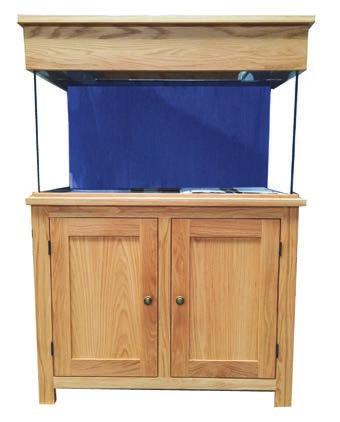 OAK AQUARIUM SET The new wooden range from Clear-Seal offers a top quality English made base in oak finish, topped off with a Clear-Seal aquarium. Available in three sizes.
