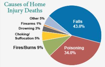 safe tell us that is the number #1 cause of home injury deaths?