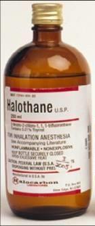 AVMA 2013 Guidelines: Inhalant Agents Halothane Rapid induction Nonflammable