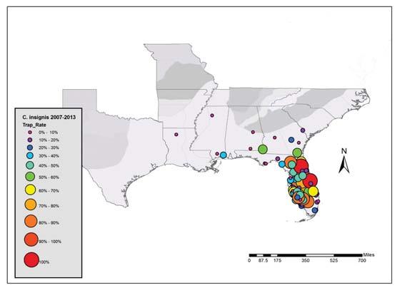12/143 sites in the Southeast (not including FL) Fecundity, and Parity Rates of Culicoides insignis (Diptera: