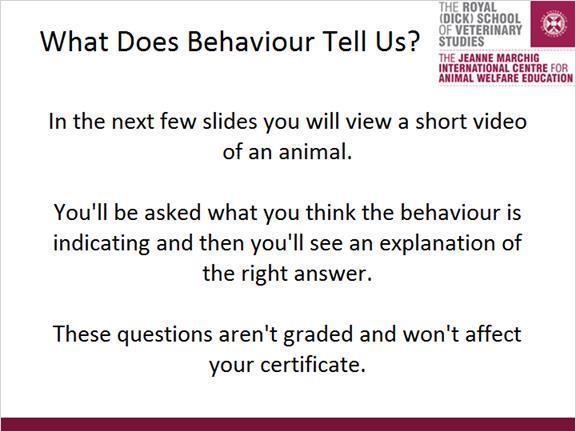 2.2 What Does Behaviour Tell Us? 2.