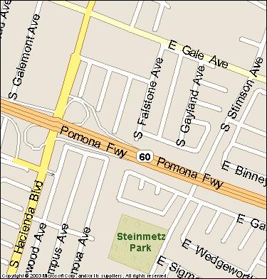 MONTHLY MEETING General & Board Meeting Wednesday ~ February 11, 2009 ~ 7:30 pm Steinmetz Park 1545 Stimson Ave, Hacienda Heights DIRECTIONS TO MEETING 60 POMONA FREEWAY EXIT HACIENDA BLVD NORTH -