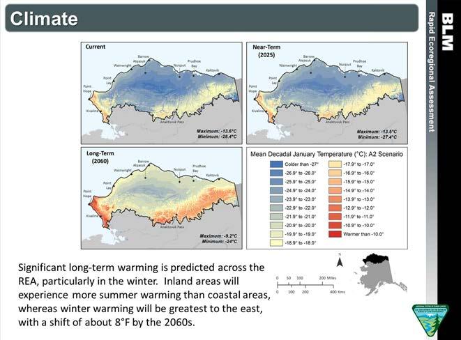 Climate Modeling by SNAP @ UAF (Courtesy of Nancy Fresco) By 2060,