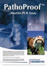 Real time PCR in milk monitoring programs Real time PCR based technology to identify and quantify all major pathogens causing IMI Based on detection of bacterial DNA does not rely on the ability of