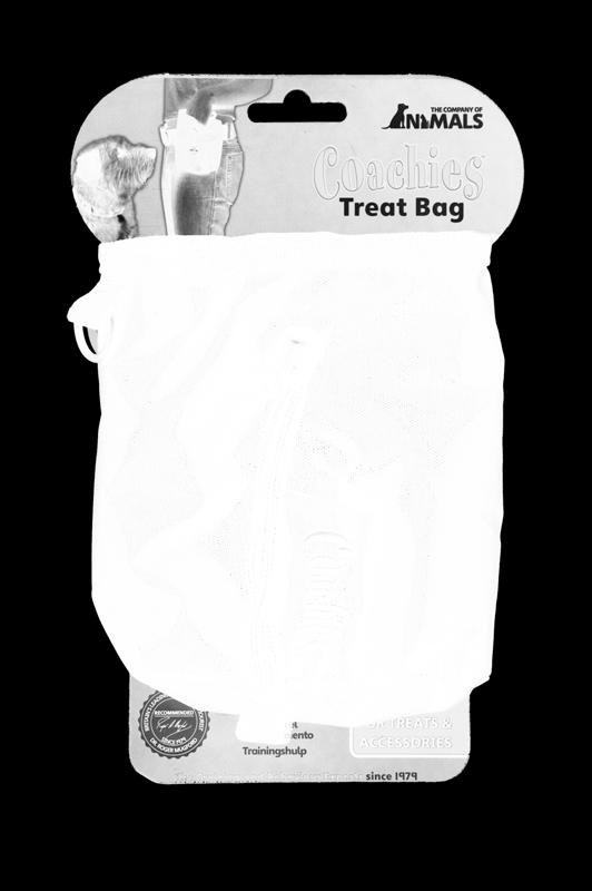 70/ Pack PACK = 2 TREAT BAG - STANDARD Black Lightweight material bag for carrying training treats.