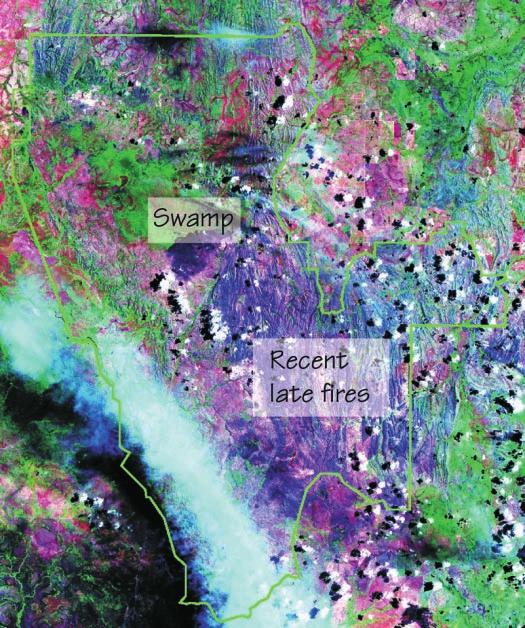 Figure.1 Landsat image of Litchfield National Park Landsat image of Litchfield National Park in September 1997.