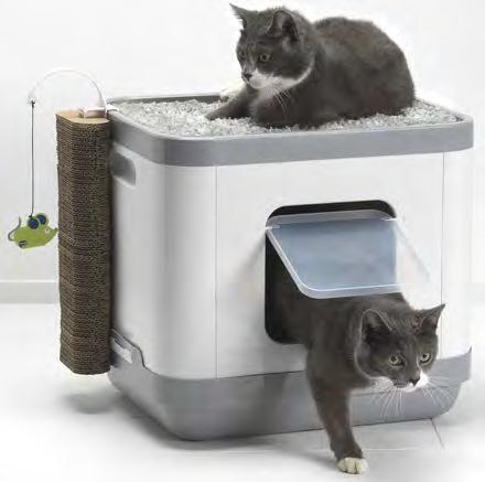 MARCH 5-30, 2018 Multifunction Concept Space-efficient cat box, bed and playground all in one.