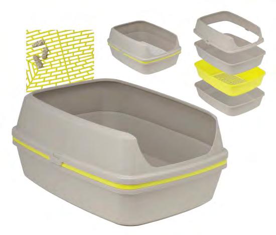 Takes seconds to clean for a fresh, odor-free litter box. Premium quality BPA free, non-toxic long lasting plastic.