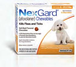 com IMPORTANT SAFETY INFORMATION Reported side effects include vomiting, itching, diarrhea, lethargy and lack of appetite. Use with caution in dogs with a history of seizures.
