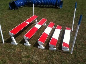 AGILITY OBSTACLES Height: L: 55 to 65 cm.