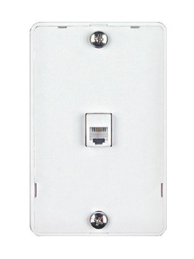 PHONE WALL PLATES 110 PHONE PLATES HOME COMMAND CENTER PATCH PANELS Home Command Center II 70-0050 Economical solution for both multi-family and single-family homes Up to 4 phone line inputs to 8
