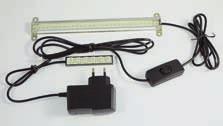 The Mini Light Strip LED are low voltage and protected against spray water and therefore can be safely installed inside terrariums.