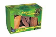 Lucky Reptile Nature`s Treasure New Nature's Treasure is a colorful mixture of natural seed pods, nut shells and wooden leaves that come directly from the countries of origin of the animals.