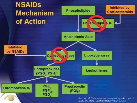 Live from ASCRS... The latest science on ophthalmic fluoroquinolones Figure 1 - NSAIDs mechanism of action.