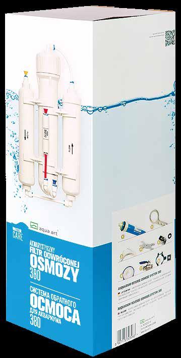 If you are using water from a reverse osmosis filter you have to mineralise it using Planta Gainer Pro Hydro Mineral. Reverse osmosis filter 380 Aquarium reverse osmosis filter set.