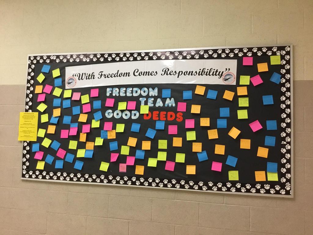 Page 2 Remembering 9/11 With Freedom Comes Responsibility is the theme of the Freedom Hall s latest project on display. According to Mr.