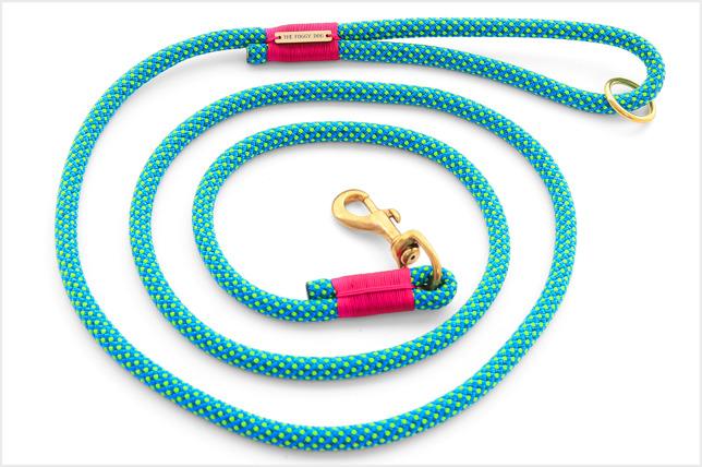 Climbing-rope dog leads come in an