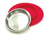 Silicone Feeders The non-slip silicone base prevents damage to your floors and holds the stainless steel bowl in